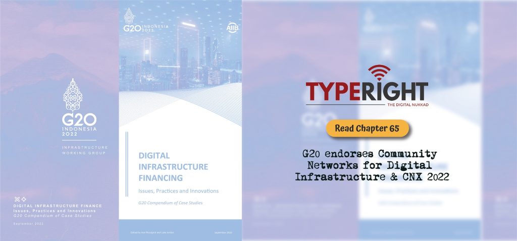 G20 endorses Community Networks for Digital Infrastructure and CNX 2022