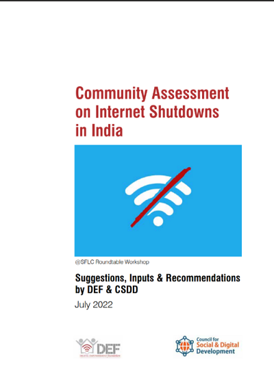 Community Assessment on Internet Shutdowns in India