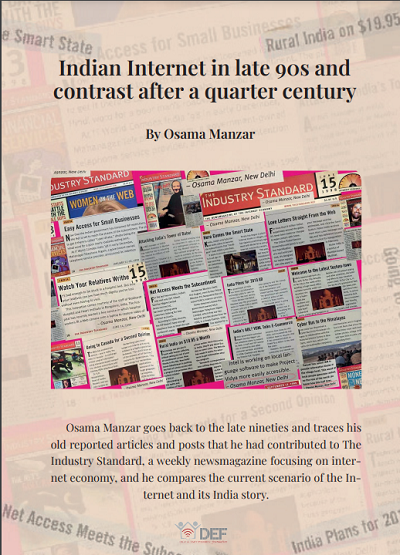 Indian Internet in Late 90s and Contrast After a Quarter Century